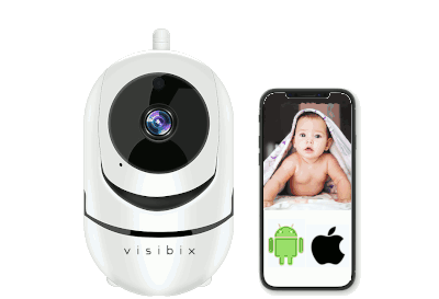 Caméra pour bébé avec application sur portable Visibix